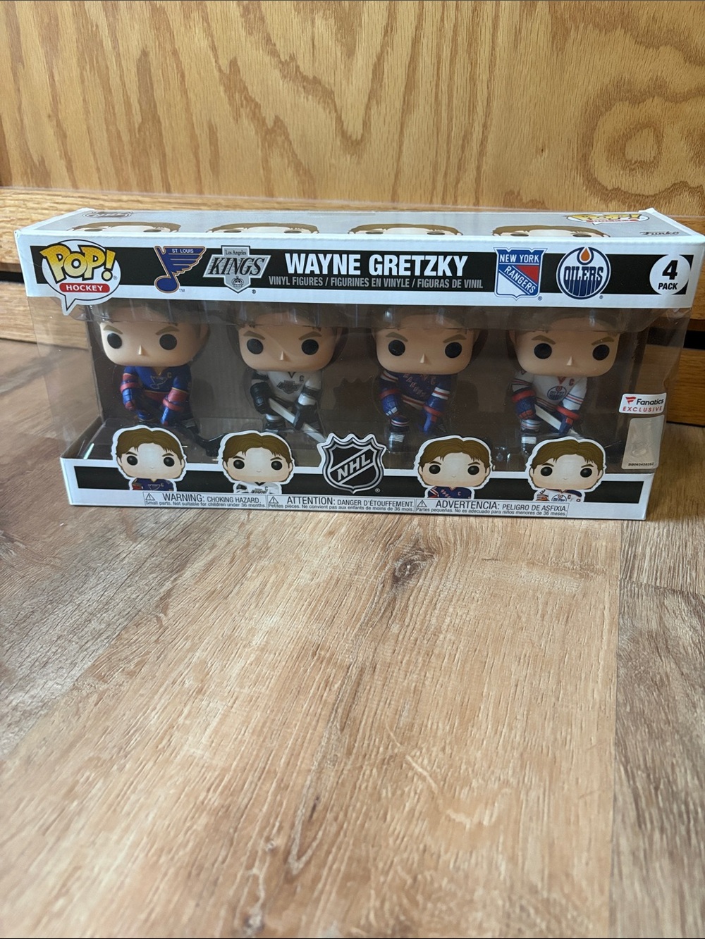 New Funko Pop! Hockey Wayne Gretzky 4-Pack Vinyl Figures